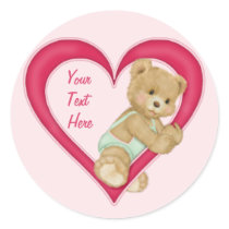 Teddy Heart - Customise text area