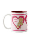 Teddy Heart - Customize mugs
