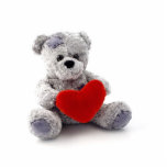 Teddy Holding My Heart photo sculptures