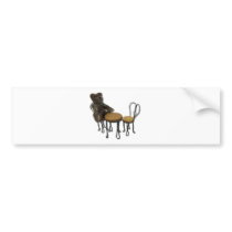 TeddyBearBistroSetting090411 Bumper Stickers