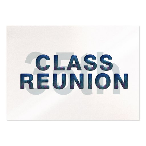 TEE 35th Class Reunion Business Card