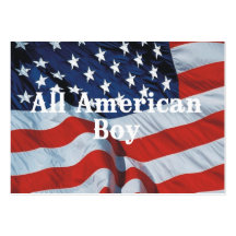 TEE All American Boy Business Cards
