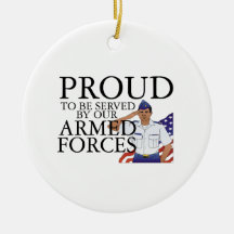 TEE Armed Forces Christmas Ornaments