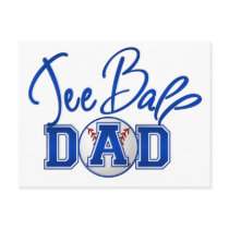 Tee Ball Dad Post Cards