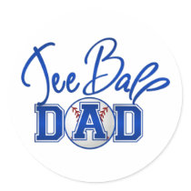 Tee Ball Dad Stickers