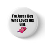TEE Boy Loves Girl buttons