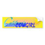TEE California Cowgirl Bumper Sticker