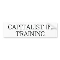 TEE Capitalist in Training Bumper Stickers