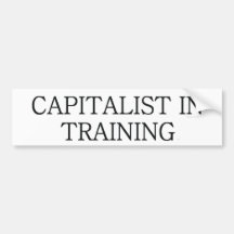 TEE Capitalist in Training Bumper Stickers