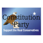 TEE Constitution Party business cards