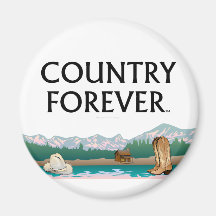 TEE Country Forever Fridge Magnets