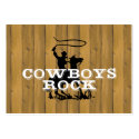 TEE Cowboys Rock business cards