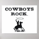 TEE Cowboys Rock posters