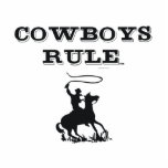 TEE Cowboys Rule photo sculptures