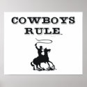 TEE Cowboys Rule posters