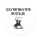 TEE Cowboys Rule stickers