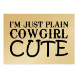 TEE Cowgirl Cute Business Card Templates