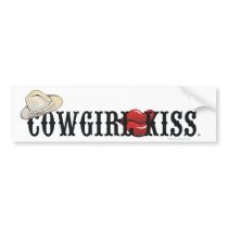 TEE Cowgirl Kiss Bumper Stickers