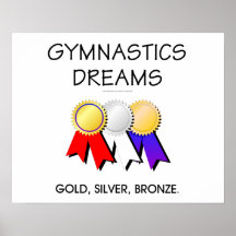 TEE Gymnastics Dreams Poster