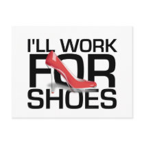 TEE I Work For Shoes