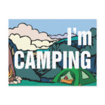 TEE I'm Camping postcards