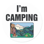 TEE I'm Camping stickers