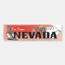 TEE I'm From Nevada Bumper Stickers