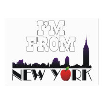 TEE I'm From New York Business Card