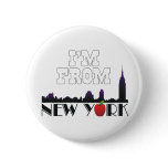 TEE I'm From New York buttons
