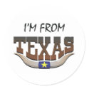 TEE I'm From Texas stickers