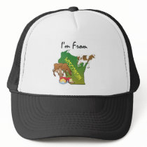 TEE I'm From Wisconsin Trucker Hats