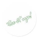 Tee it up! golf goodies stickers