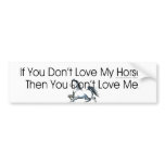 TEE Love My Horse bumper stickers