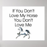 TEE Love My Horse posters