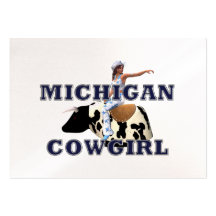 TEE Michigan Cowgirl Business Card Template