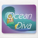 TEE Ocean Diva mousepads