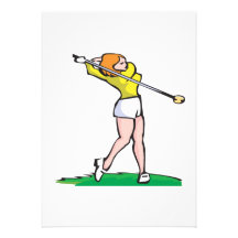 Tee Off Custom Invitation