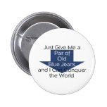 TEE Old Blue Jeans Pinback Buttons