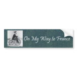 TEE On My Way To France bumper stickers