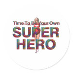 TEE Own Superhero stickers
