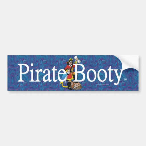 TEE Pirate Booty Bumper Sticker