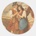 TEE Plaid Love Stickers