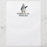 TEE Power to the Penguin Personalized Flyer