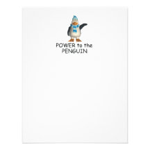 TEE Power to the Penguin Personalized Invitations