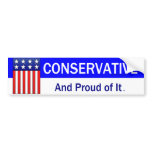 TEE Proud Conservative bumper stickers