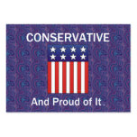 TEE Proud Conservative business cards