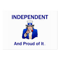 TEE Proud Independent Business Cards