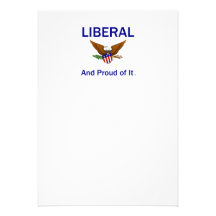 TEE Proud Liberal Personalized Announcements