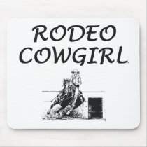 TEE Rodeo Cowgirl Mouse Pad