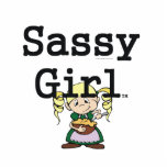 TEE Sassy Girl photo sculptures
